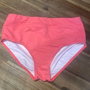 NWOT Lands end control top high waisted swim bottoms size 10